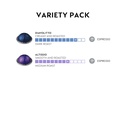 Nespresso Capsules Vertuo, Espresso Bold Variety Pack, Medium and Dark Roast Espresso Coffee, 40-Count Espresso Pods