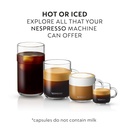 Nespresso Capsules Vertuo, Espresso Bold Variety Pack, Medium and Dark Roast Espresso Coffee, 40-Count Espresso Pods