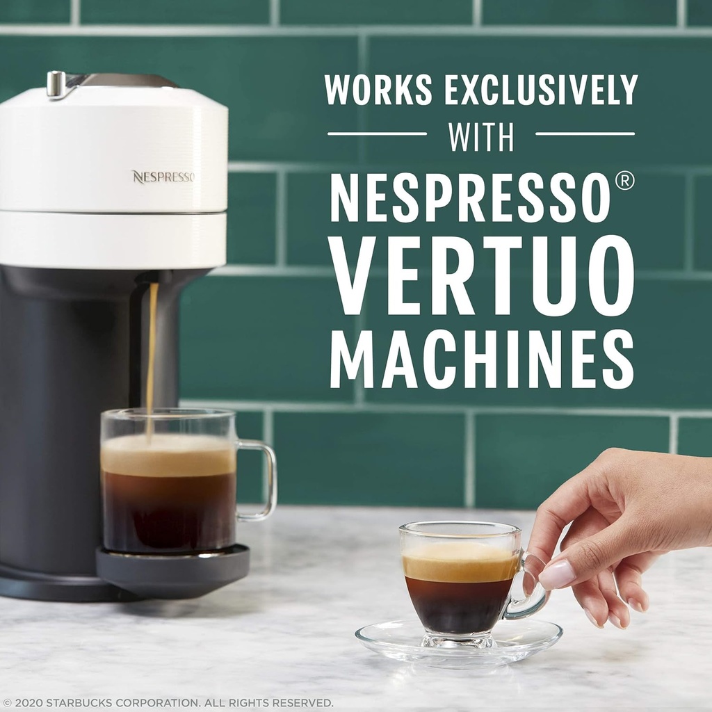 Starbucks by Nespresso Vertuo, Dark Roast Variety Pack Coffee, 32-count Coffee Pods
