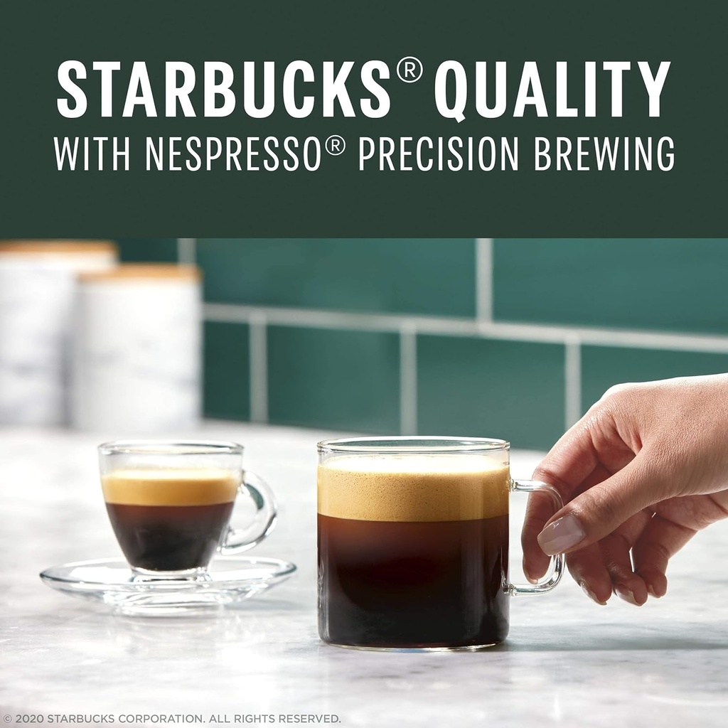 Starbucks by Nespresso Vertuo, Dark Roast Variety Pack Coffee, 32-count Coffee Pods