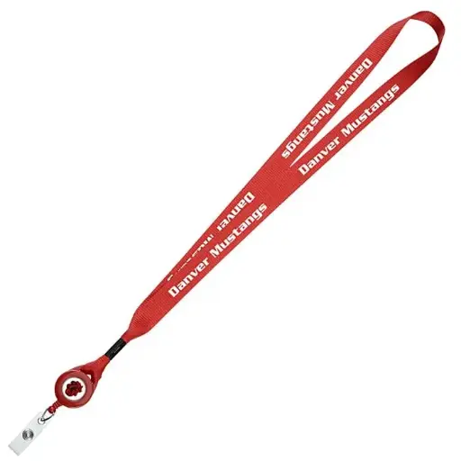 Retractable Polyester Lanyard - 3/4" - 32"  #GVS25134286-34-32